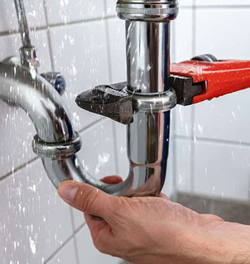 plumber leaking tap